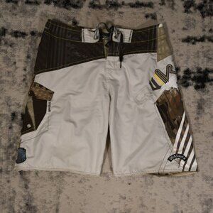 Y2K Quiksilver Camo Board Shorts